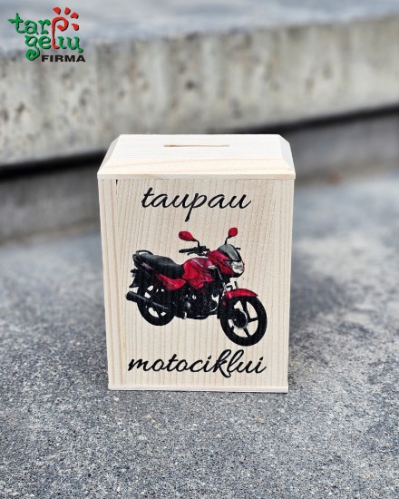 Taupyklė "Taupau motociklui"