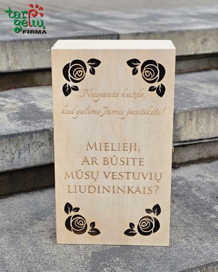 Vyno dėžė "Nuo krikštynų iki 18-tojo..."