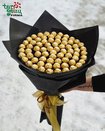 Saldainių puokštė