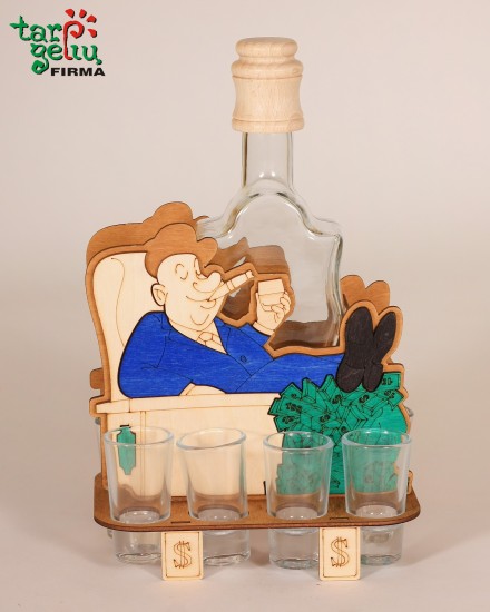 GAISRININKAS laikiklis buteliui