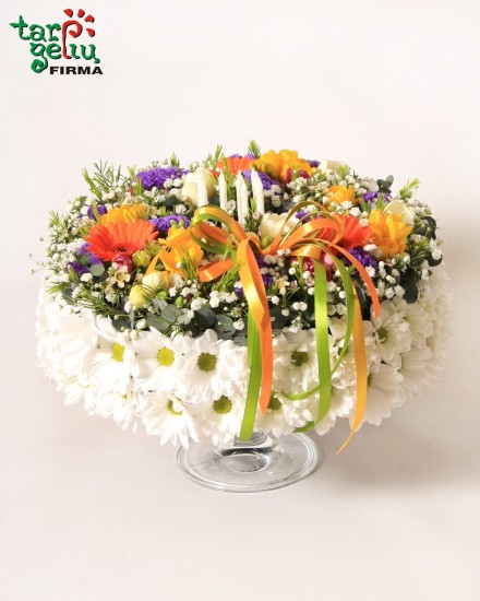 Gėlių tortas
