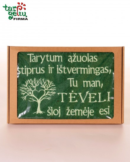 Rankšluostis "Tarytum ąžuolas..., tėveli esi"