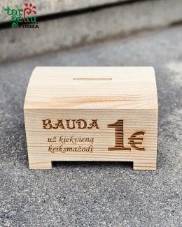 Taupyklė skrynelė "Bauda už keiksmažodį"