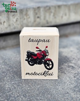 Taupyklė "Taupau motociklui"