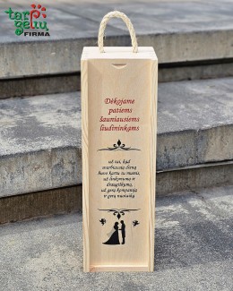 Vyno dėžė "Dėkojame liudininkams"