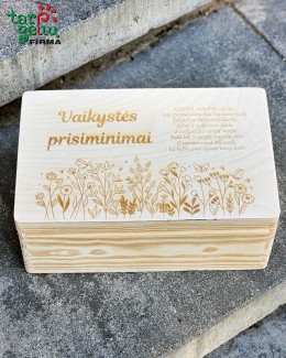 Krikštadėžė "Vaikystės prisiminimai"