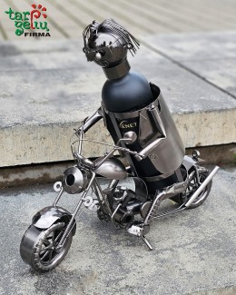 Laikiklis buteliui "Motociklininkas"