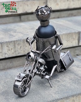 Laikiklis buteliui "Motociklininkas"