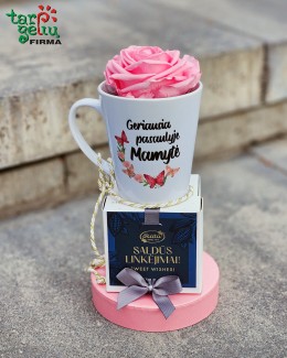 Puodelis "Geriausia pasaulyje Mamytė"