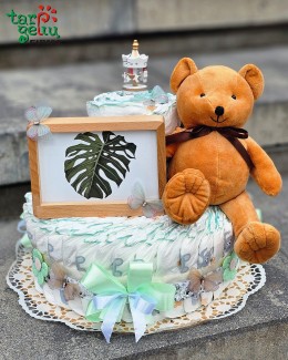 Sauskelnių tortas "Meškučio pasaka"