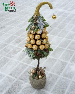 Kalėdinis "Ferrero Rocher" medelis