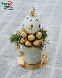 Kalėdinis "Ferrero Rocher" tortas