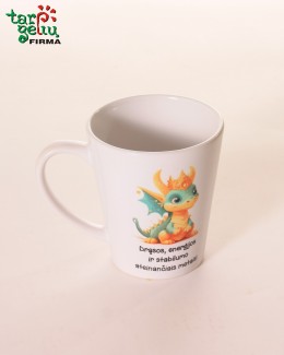 Puodelis "Drąsos drakono metais"