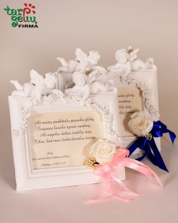 Rėmelis "Padėka krikšto tėvams"