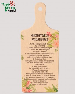 Krikšto tėvelių pasižadėjimas