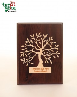 Plaketė "Namai, ten kur laukia tėvai"