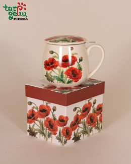 Puodelis "Aguonos"
