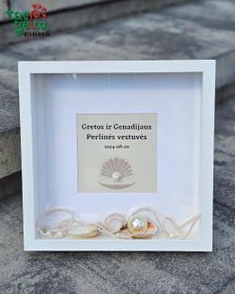 Rėmelis "Perlinės vestuvės"