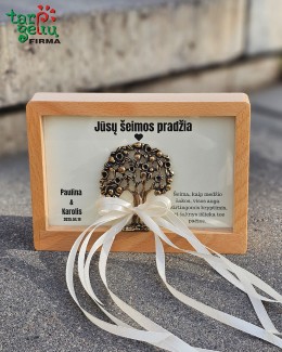 Rėmelis-pinigų vokelis "Šeimos pradžia"