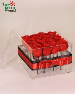 Rožių dėžutė "Crystal"