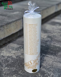 Vestuvinė žvakė "Metinės"