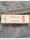 Medinė dėžutė "Boso linksmiems vakarams"