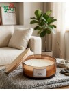 Kvapnioji žvakė stikliniame inde „White Tea & Peony“