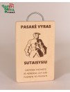 Pjaustymo lentelė "Pasakė vyras"