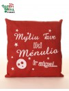 Pagalvėlė "Myliu tave iki mėnulio ir atgal"