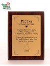 Plaketė "Padėka liudininkams"