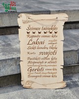 Lentelė "Šeimos taisyklės"