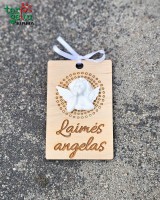 Medinis magnetukas "Laimės angelas"