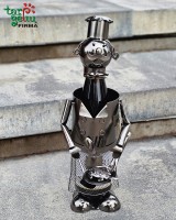 Metalinis butelio stovas-laikiklis "Šefas" 