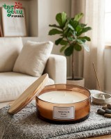 Kvapnioji žvakė stikliniame inde „White Tea & Peony“