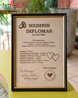 Medinis diplomas „5-osios vestuvių metinės“
