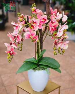 Композиция из искусственных орхидей "Pink"