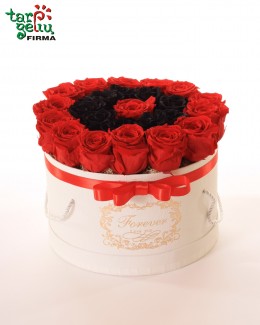 Коробка с розами "Кармен"