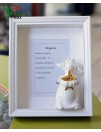 Angelas rėmelyje "Tikėk savo angelu, kuris kužda...