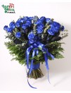 Букет из 50 синих роз
