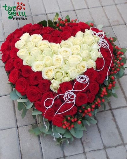 Composition ROSES HEART