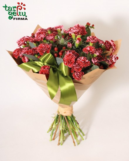 Colorful Gladiolus bouquet + GIFT 