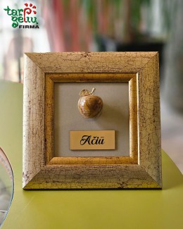 Rėmelis "Ačiū" su onikso obuoliu