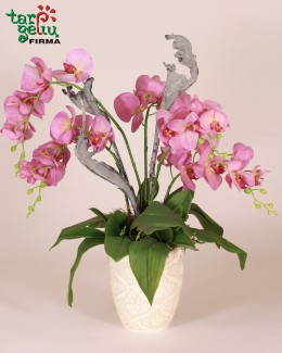 Artificial composition "Pink Orchid"