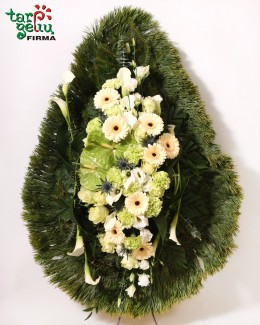 Funeral wreath FAREWELL