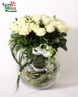 Roses bouquet  WHITE SYMPHONY