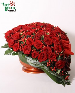 Roses arrangements "Heart"