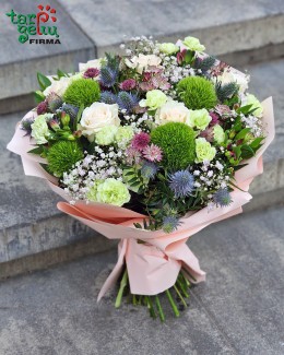 "Gentle pastel blossoms"