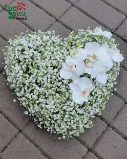 Funeral bouquet HEART