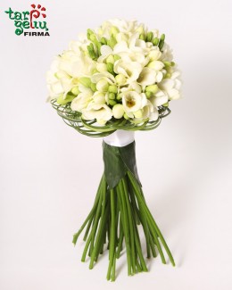 Bride's bouquet of freesia