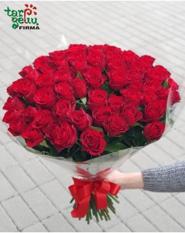 Bouquet RED in BLACK